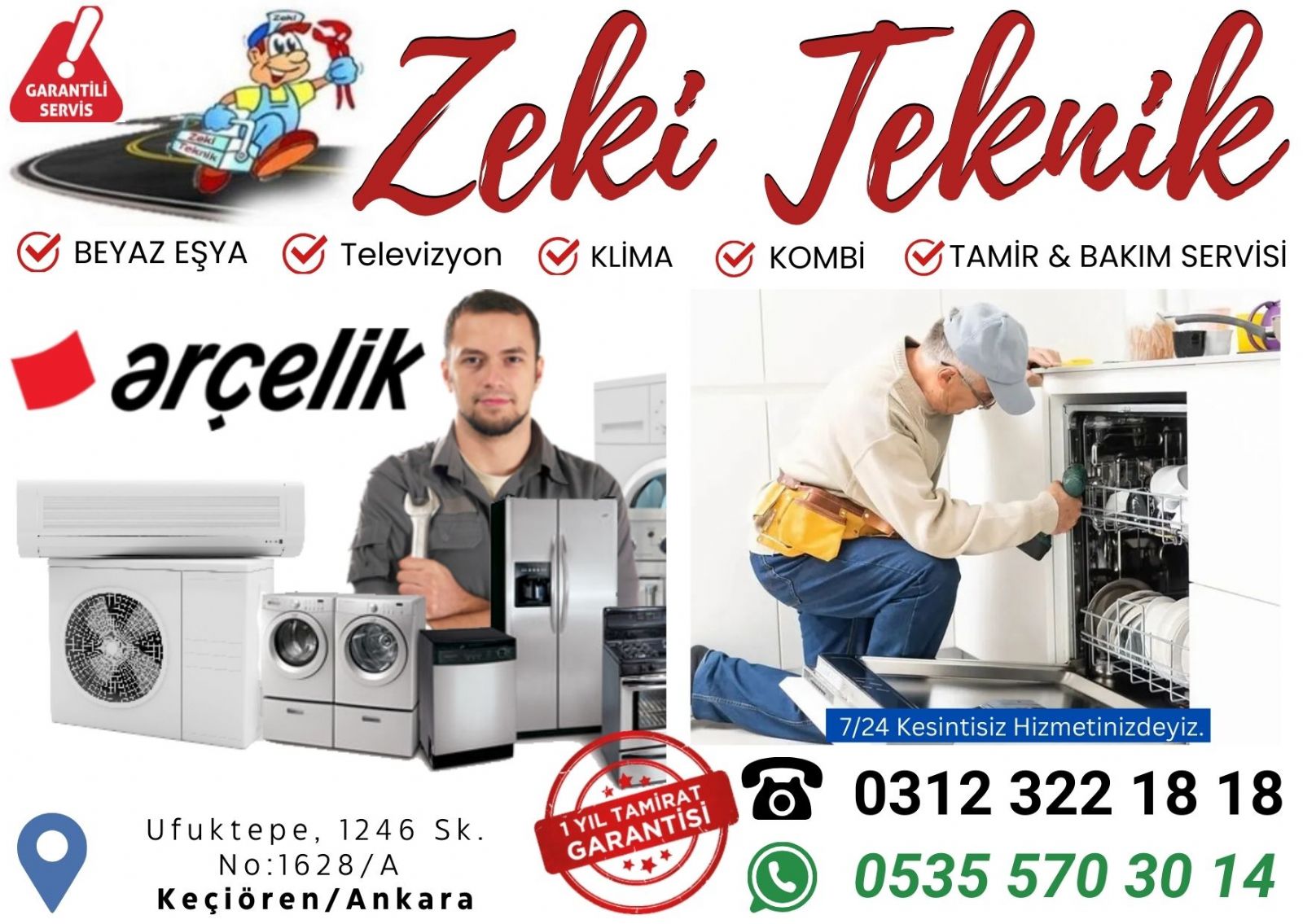 Ufuktepe Arçelik Servisi